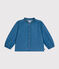 Langärmelige Bluse aus Denim für Mädchen blau DENIM CLAIR