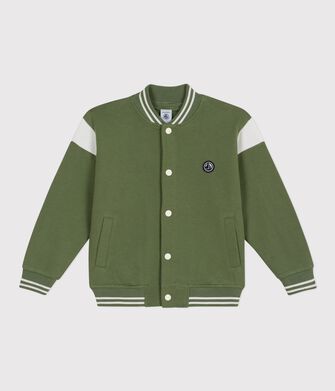Kinder College-Jacke aus Baumwolle