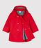 Baby-Trenchcoat für Mädchen rot TERKUIT