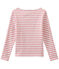 Klassisches streifenshirt weiss MARSHMALLOW/rosa PETAL
