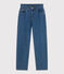 Damen-Hose mit geradem Schnitt aus Denim blau DENIM MOYEN