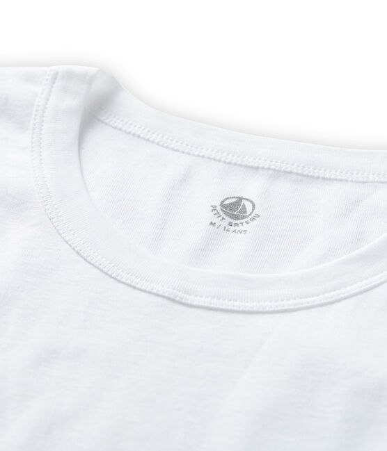 Kurzärmeliges t-shirt rundhalsausschnitt herren weiss ECUME