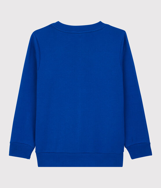 Kinder-Sweatshirt aus Baumwolle für Jungen blau SURF