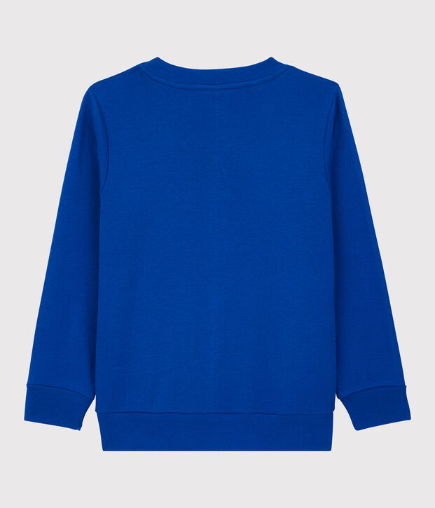 Kinder-Sweatshirt aus Baumwolle f&uuml;r Jungen blau