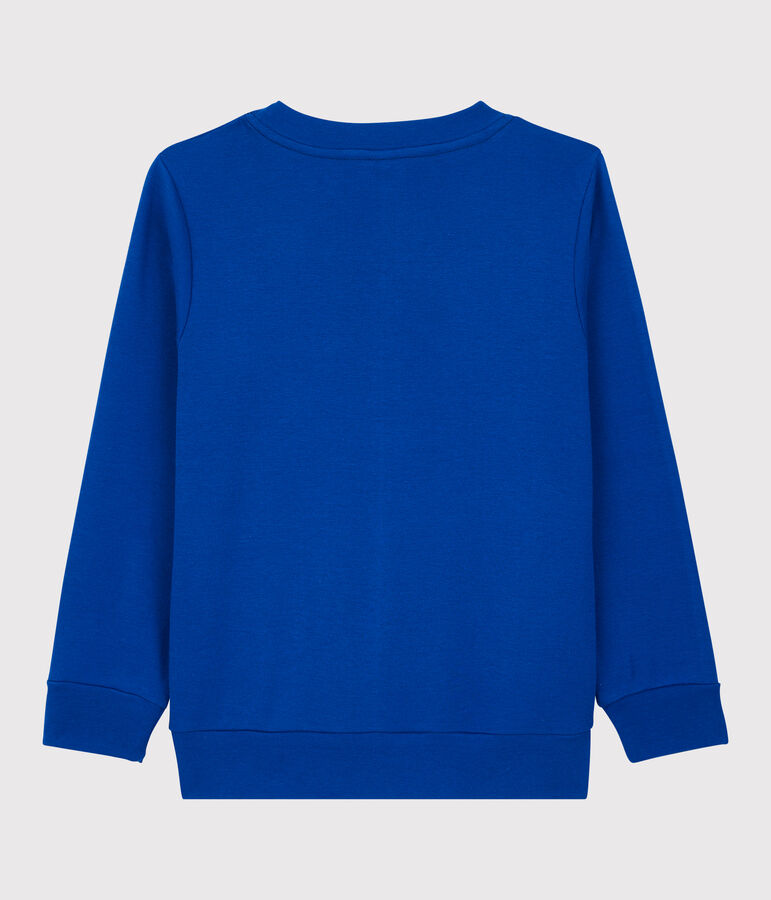 Kinder-Sweatshirt aus Baumwolle f&uuml;r Jungen blau
