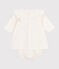 Baby-Festtagskleid aus besticktem Fein-Cord mit dazu passendem Bloomer naturfarben MILK