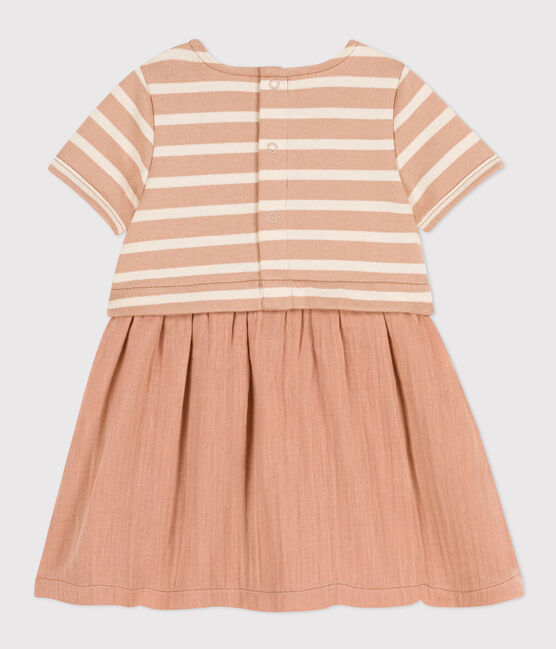 Kurzärmeliges Baby-Kleid für Mädchen VINTAGE/ AVALANCHE