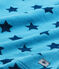 Bedruckter Jungen-Schlafanzug aus Doppeljersey mit Streifen blau IBIZA/blau MAJOR