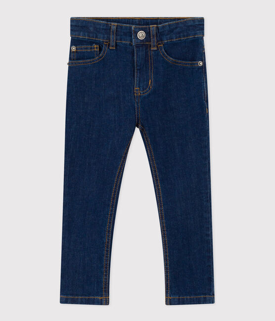 Gerade geschnittene Kinderhose aus Denim für Jungen blau DENIM BRUT