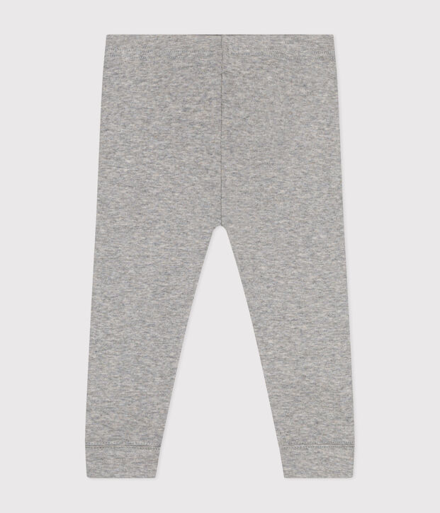 Baby-Leggings aus Baumwolle grau