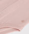 Langärmliger Baby-Body mit Kragen rosa SALINE