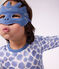 Kinder-Pyjama zum Verkleiden Drache aus Baumwolle blau/blau