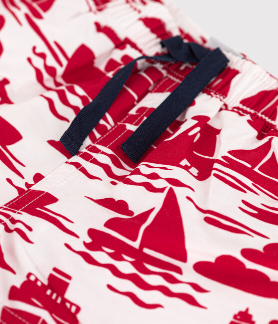 Baby-Badeshorts aus recyceltem Material rot AVALANCHE/ ROUGE