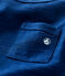 Einfarbiges kurzärmeliges T-Shirt aus Jersey blau MEDIEVAL