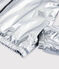 Warme Windjacke aus recyceltem Material grau ARGENT