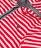 Warme Baby-Windjacke aus recyceltem Polyester rot PEPS/weiss MARSHMALLOW