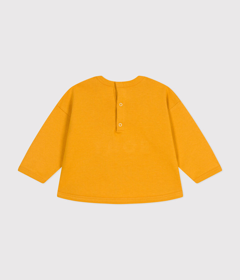 Baby-Sweatshirt aus Molton gelb