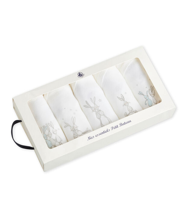 Unisex Baby Bodys f&uuml;r Neugeborene im 5er-Set vielfarbig