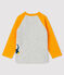 Baby-T-Shirt für Jungen grau BELUGA/gelb BOUDOR