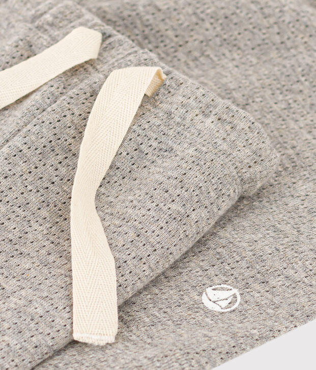 Kurz-Pyjama aus Baumwolle f&uuml;r Damen grau