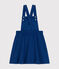 Kinder-Latzkleid aus Serge für Mädchen blau INCOGNITO