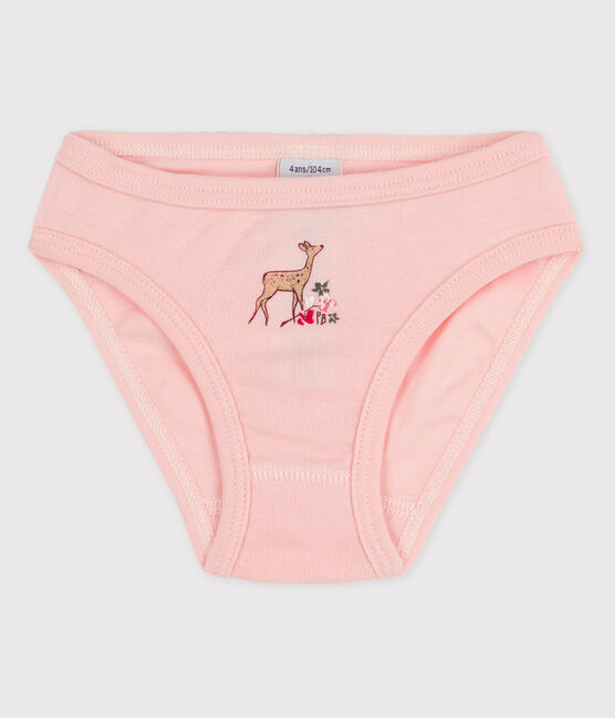Baumwoll-Slips für Mädchen rosa MINOIS