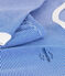 Pyjama aus Baumwolle mit Ringelstreifen für Mädchen/Jungen blau PERSE/weiss MARSHMALLOW