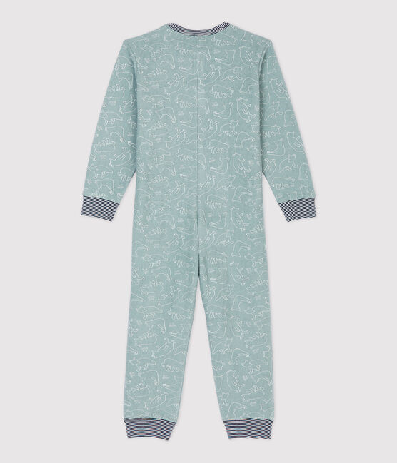Overall aus Frottee mit Bären-Motiv SEDUMBLUE/ MARSHMALLOW