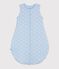 Babyschlafsack aus Baumwolle mit Walmotiv TOG-Wert 2,5 blau/weiss