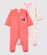 2er-Set Baby-Strampler aus Velours