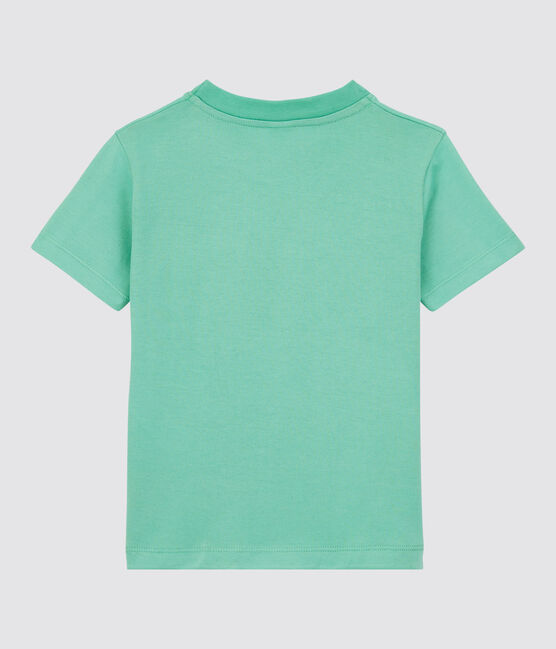 Kurzärmeliges Kinder-T-Shirt aus Jersey für Jungen grün ALOEVERA