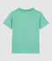 Kurzärmeliges Kinder-T-Shirt aus Jersey für Jungen grün ALOEVERA