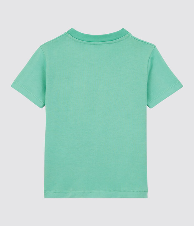 Kurz&auml;rmeliges Kinder-T-Shirt aus Jersey f&uuml;r Jungen gr&uuml;n