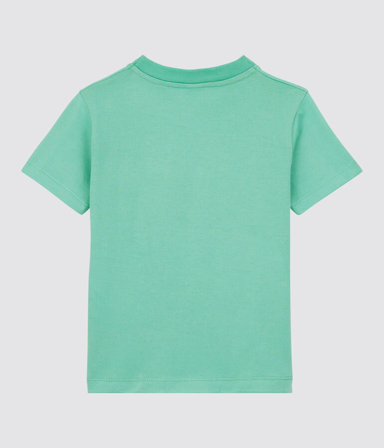 Kurz&auml;rmeliges Kinder-T-Shirt aus Jersey f&uuml;r Jungen gr&uuml;n