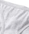 Damen-Slip aus leichter Baumwolle grau POUSSIERE CHINE