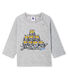Langärmeliges Baby-T-Shirt für Jungen mit Milleraies-Ringelmuster