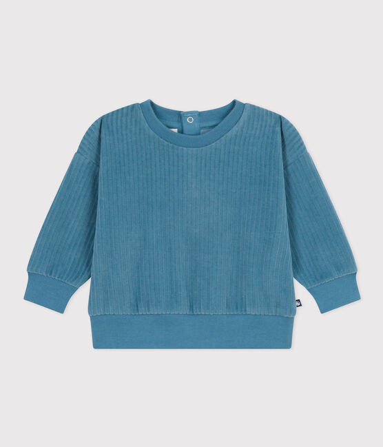 Baby-Sweatshirt aus Nicki blau POLOCHON