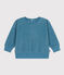 Baby-Sweatshirt aus Nicki blau POLOCHON