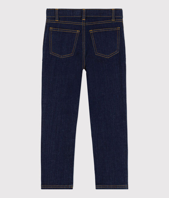 Kinderhose aus Denim in Slim-Fit-Passform für Mädchen blau DENIM BRUT