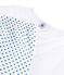 Rippstrick-Pyjama für Mädchen weiss MARSHMALLOW/blau CONTES
