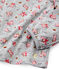Langärmeliges Kinder-T-Shirt Mädchen grau BELUGA/weiss MULTICO