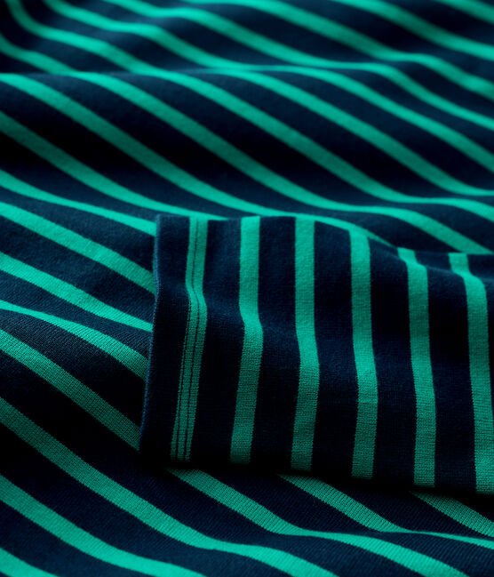 Klassisches Baumwoll-Marineshirt Damen blau SMOKING/ PIVERT