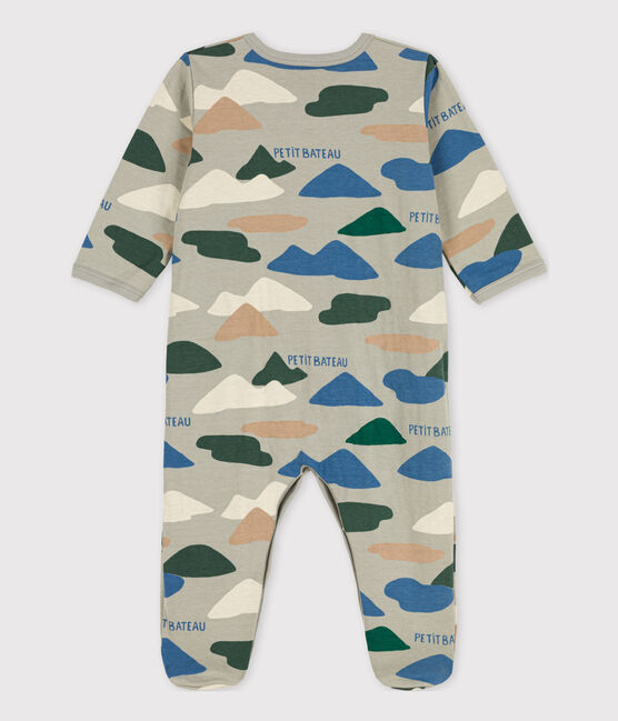 Baby-Strampler aus Doppeljersey CAMPING/ MULTICO