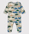 Baby-Strampler aus Doppeljersey CAMPING/ MULTICO