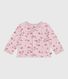Baby-Cardigan aus Baumwolle mit Blumenmotiv