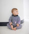 3-Teiliges gestreiftes baby-set für mädchen variante 1