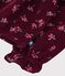 Lang&auml;rmelige Baby-Bluse aus Feincord mit Blumenmuster rot/vielfarbig