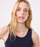 Damen-Tanktop L’Iconique aus Baumwolle blau SMOKING
