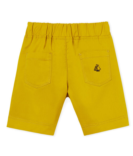 Baby-short aus twill jungen grün BAMBOO