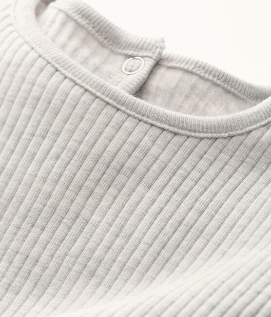 Baby MädchenBluse mit Volants grau BELUGA CHINE